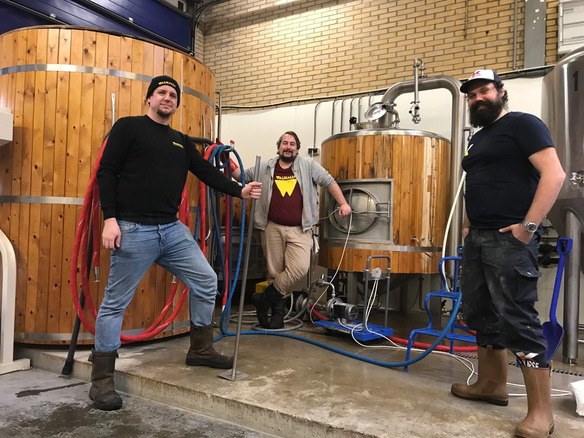 Brouwerij Walhalla brouwketels bierbrouwen brouwen mega collab collaboration ALS Beer Geeks Kaapse Brouwers Aart van Bergen Etienne Vermeulen